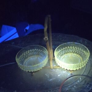 Vintage Brass Serving Tray Glows